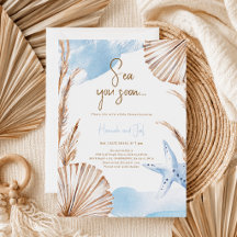 Zomer Oceaan Zie Je Gauw Blauw Jongens Baby Shower