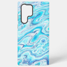 Zomer Oceaanblauwe Kleurrijke Abstracte Marmer Tex