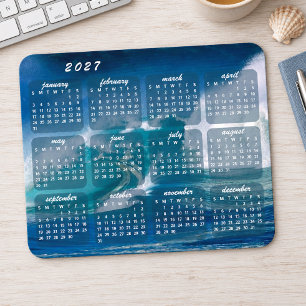 Zomer Oceaangolven Foto 2027 Kalender Muismat