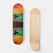 Zomer oceaanparadijs persoonlijk skateboard (Voorkant)