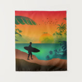 Zomer oceaanparadijs wandkleed (Voorkant)