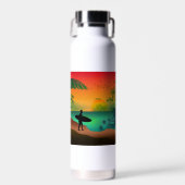 Zomer oceaanparadijs waterfles (Voorkant)