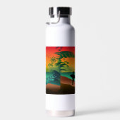 Zomer oceaanparadijs waterfles (Rechts)