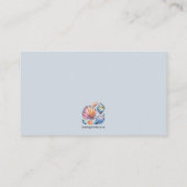 Zomer Ocean Beach Bruiloft QR Code Details Informatiekaartje (Achterkant)