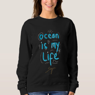 Zomer Ocean Surfer Beach Vakantie Vibes Schattige Trui