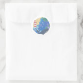 Zomer Ocean Whale Turtle & Lighthouse Ronde Sticker (Tas)