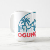 Zomer ogunquit-maine koffiemok (Voorkant links)