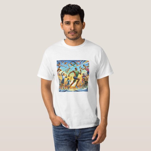 Zomer Olympische Spelen T-shirt (Voorkant volledig)