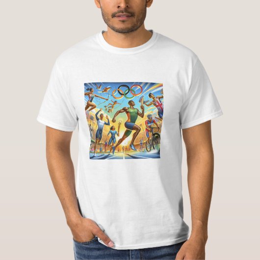 Zomer Olympische Spelen T-shirt (Voorkant)