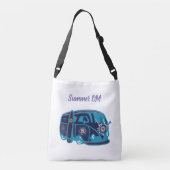 Zomer Om Hippie Van Cross Body Bag Crossbody Tas (Achterkant)