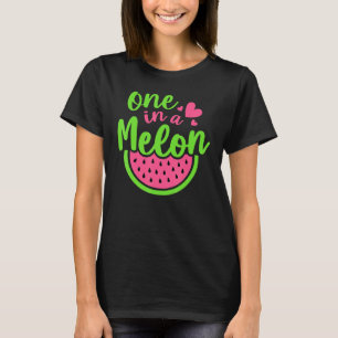 Zomer  One In A Melon   Jongens Meisjes   Watermel T-shirt