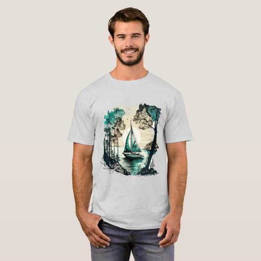 Zomer ontsnapping t-shirt (Voorkant volledig)