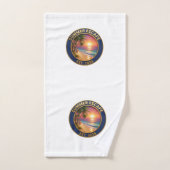 Zomer Ontsnapping Tropisch Strand Zonsondergang Ba Bad Handdoek (Handdoek)