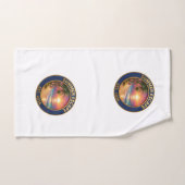 Zomer Ontsnapping Tropisch Strand Zonsondergang Ba Bad Handdoek (Handdoek)