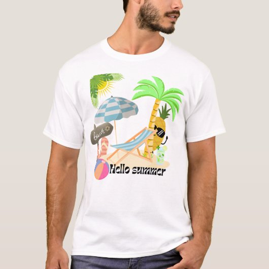 zomer ontwerp t-shirt (Voorkant)