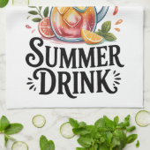 Zomer ontwerp theedoek (Gevouwen)