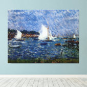 Zomer op Cowes Canvas Afdruk (Insitu (Houten vloer))