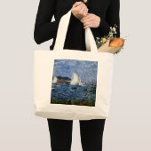 Zomer op Cowes Grote Tote Bag (Voorkant (product))