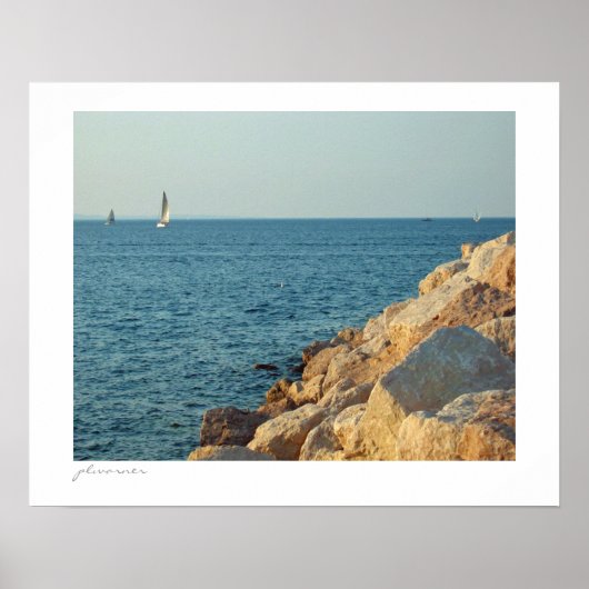 Zomer op de baai poster (Voorkant)