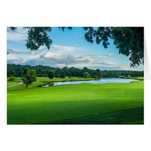 Zomer op de golfbaan (Voorkant Horizontaal)