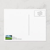 Zomer op de Golfbaan Bedankt Briefkaart (Achterkant)