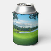 Zomer op de golfbaan blikjeskoeler (Blikje Achterkant)