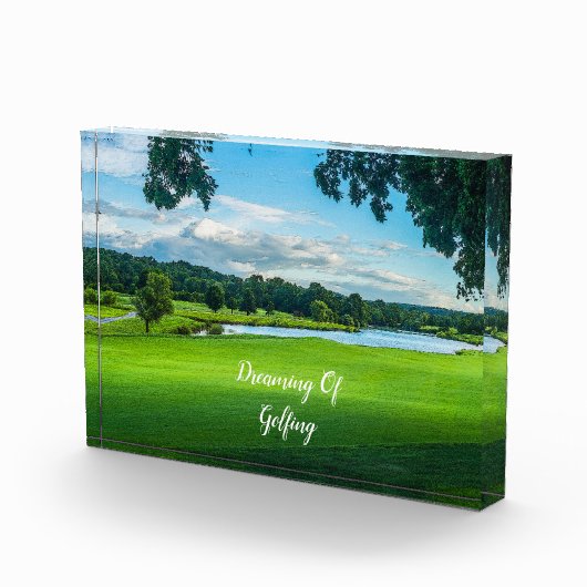 Zomer op de golfbaan fotoblokken (Rechts)