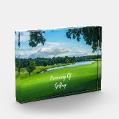 Zomer op de golfbaan fotoblokken (Links)