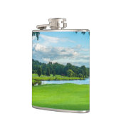 Zomer op de golfbaan heupfles (Links)