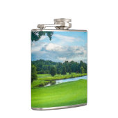 Zomer op de golfbaan heupfles (Rechts)