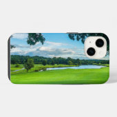 Zomer op de golfbaan iPhone hoesje (Achterkant horizontaal)