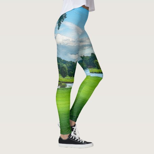 Zomer op de golfbaan leggings (Rechts)