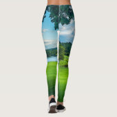Zomer op de golfbaan leggings (Achterkant)