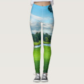 Zomer op de golfbaan leggings (Voorkant)