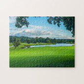 Zomer op de golfbaan legpuzzel (Horizontaal)