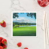 Zomer op de golfbaan servet (Insitu)