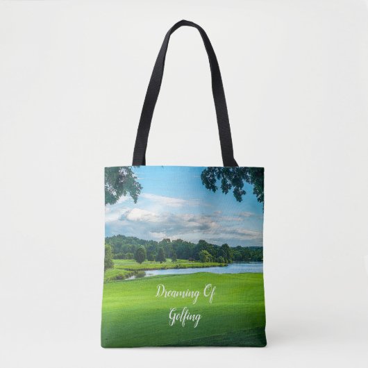 Zomer op de golfbaan tote bag (Voorkant)