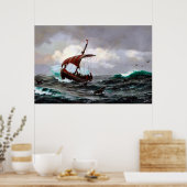 zomer op de Groenlandse kust rond het jaar 1000 Poster (Keuken)