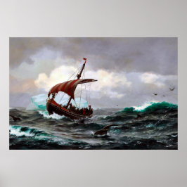 zomer op de Groenlandse kust rond het jaar 1000 Poster