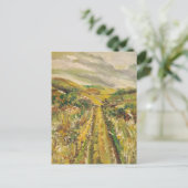 Zomer op de heuvels briefkaart (Staand voorkant)