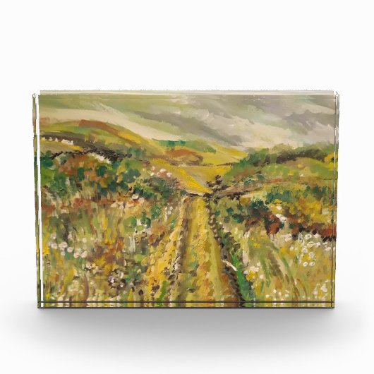 Zomer op de heuvels fotoblokken (Voorkant)