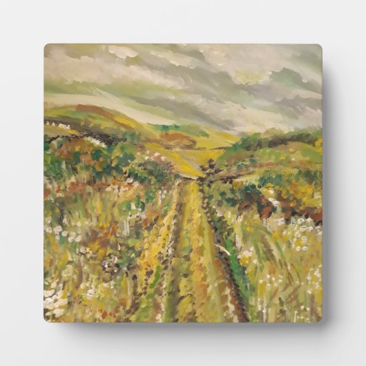 Zomer op de heuvels fotoplaat (Voorkant)