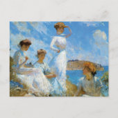 Zomer op de strand briefkaart (Voorkant)