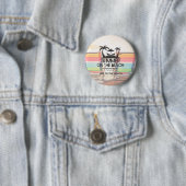 Zomer op de strand | Gepersonaliseerd Ronde Button 5,7 Cm (In situ)