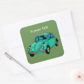 Zomer op Groene Hippie mandala auto Sticker (Envelop)