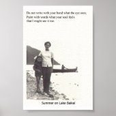 Zomer op het Baikalmeer Poster (Voorkant)