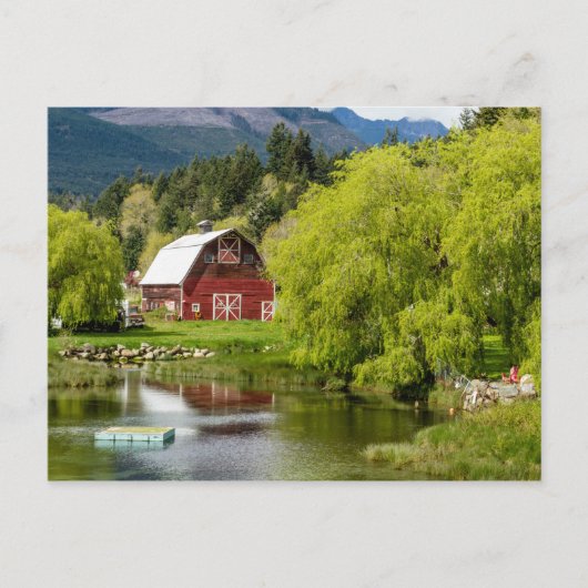 Zomer op het Boerderij Briefkaart (Voorkant)