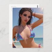 Zomer op het strand Bikini Seizoen Briefkaart (Voorkant / Achterkant)