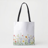 Zomer op het strand Bloemen Tote Bag (Voorkant)