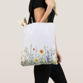 Zomer op het strand Bloemen Tote Bag (Dichtbij)